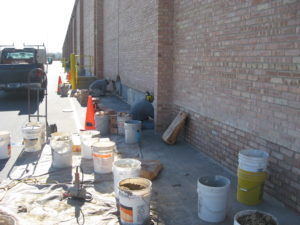 Brick Replacement Project at JC Penney Distribution Center